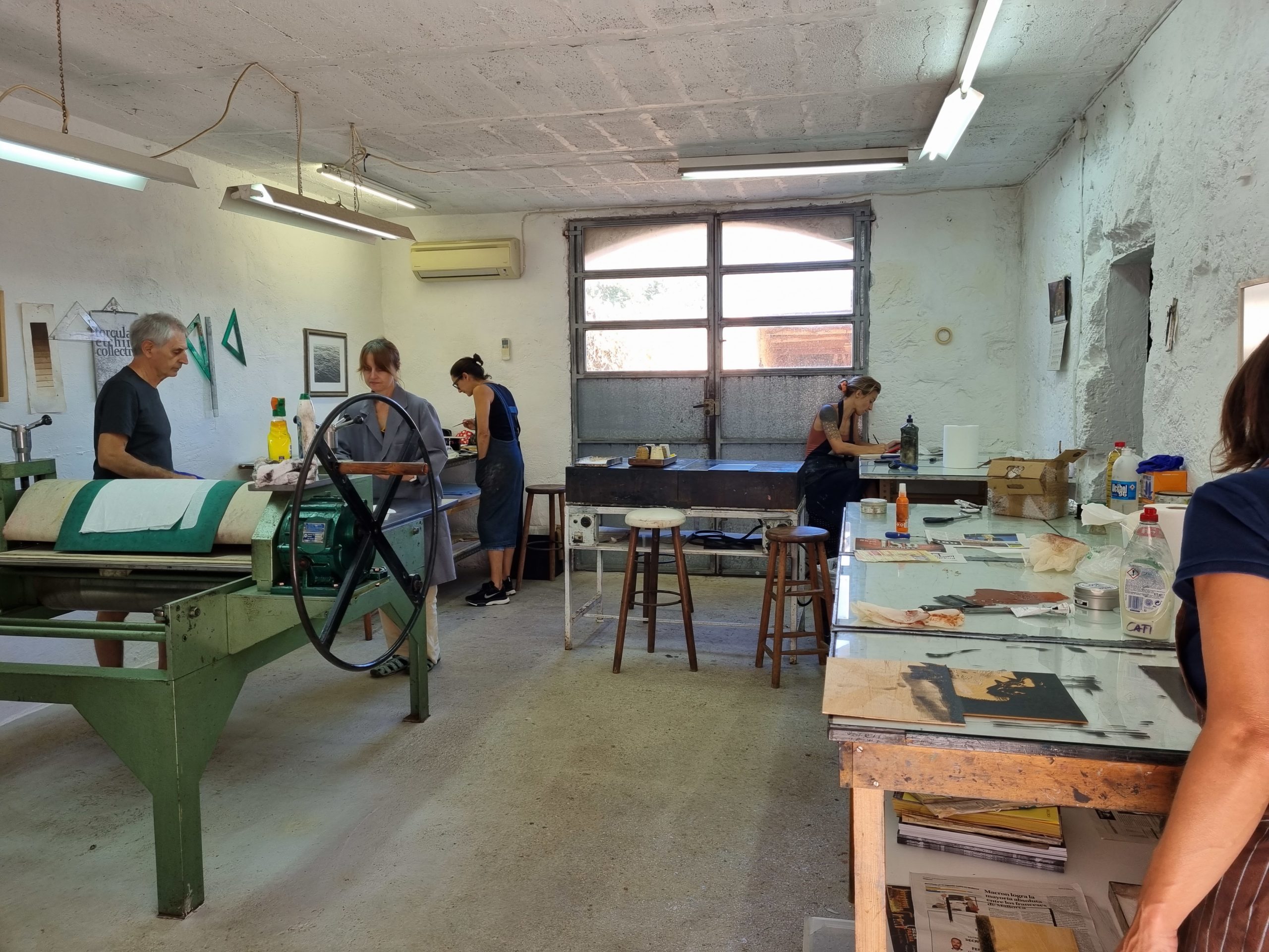 Julio León’s ‘Torculari’ print studio